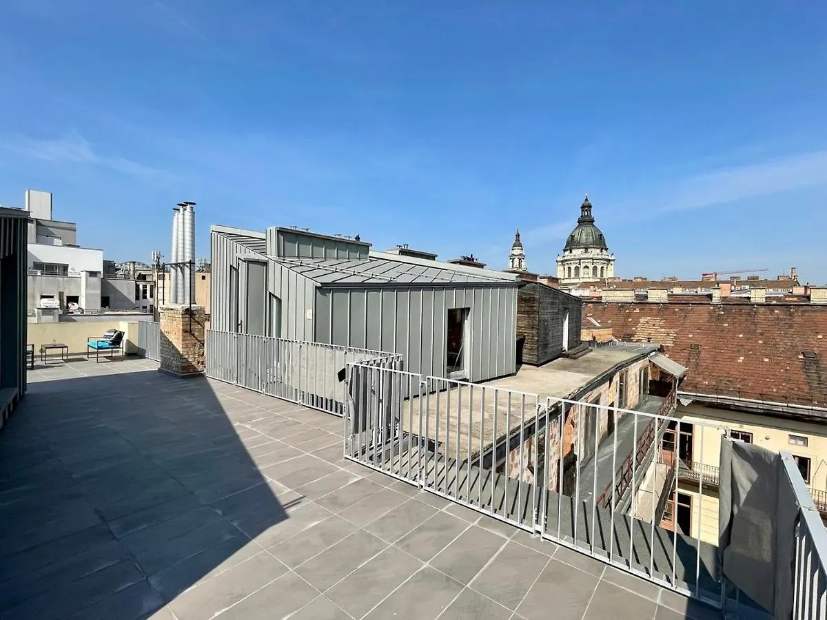 Penthouse W Private Rooftop And Free Parking Budapest 0*,