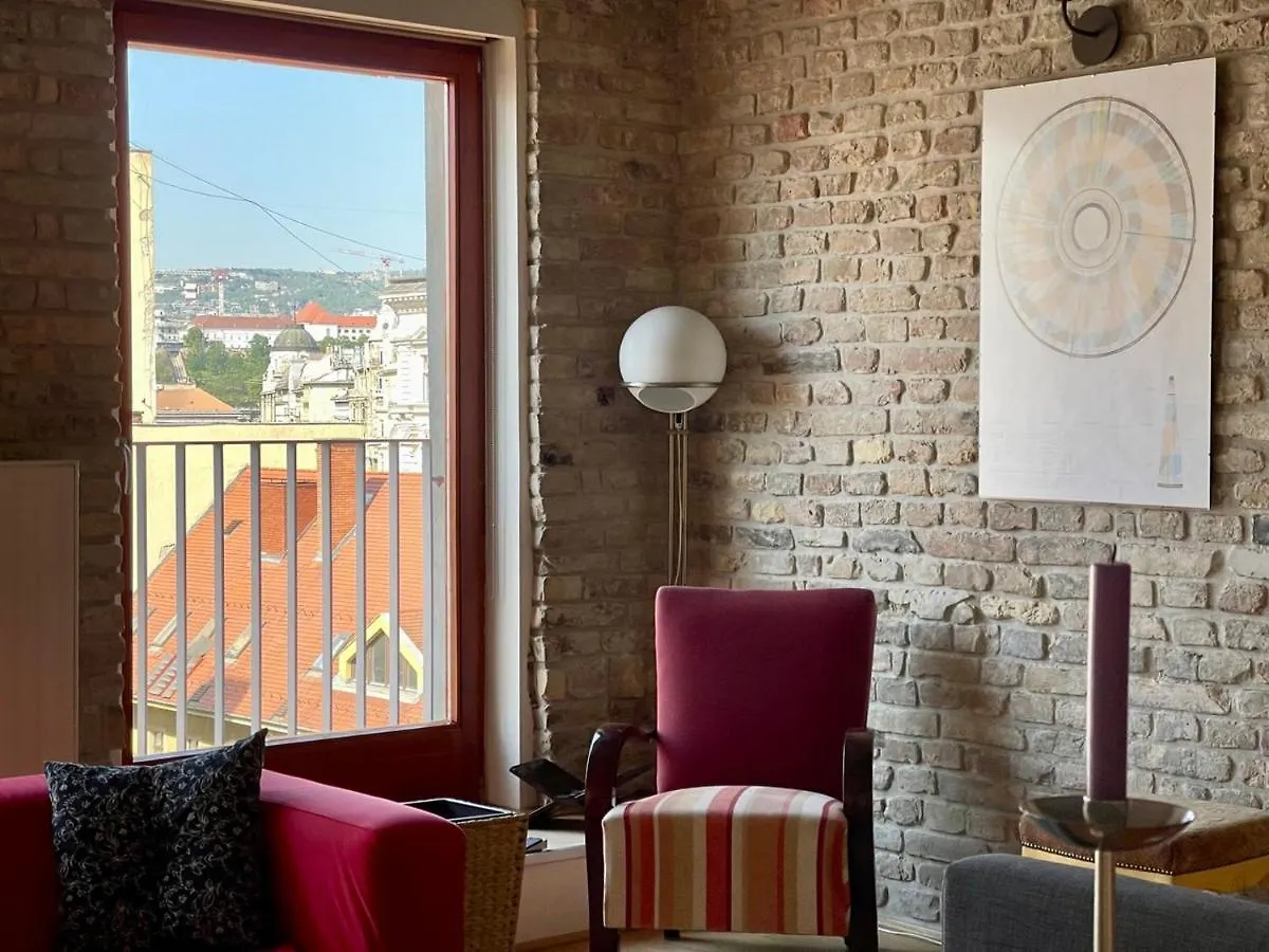 Apartment Penthouse W Private Rooftop And Free Parking Budapest Hungary